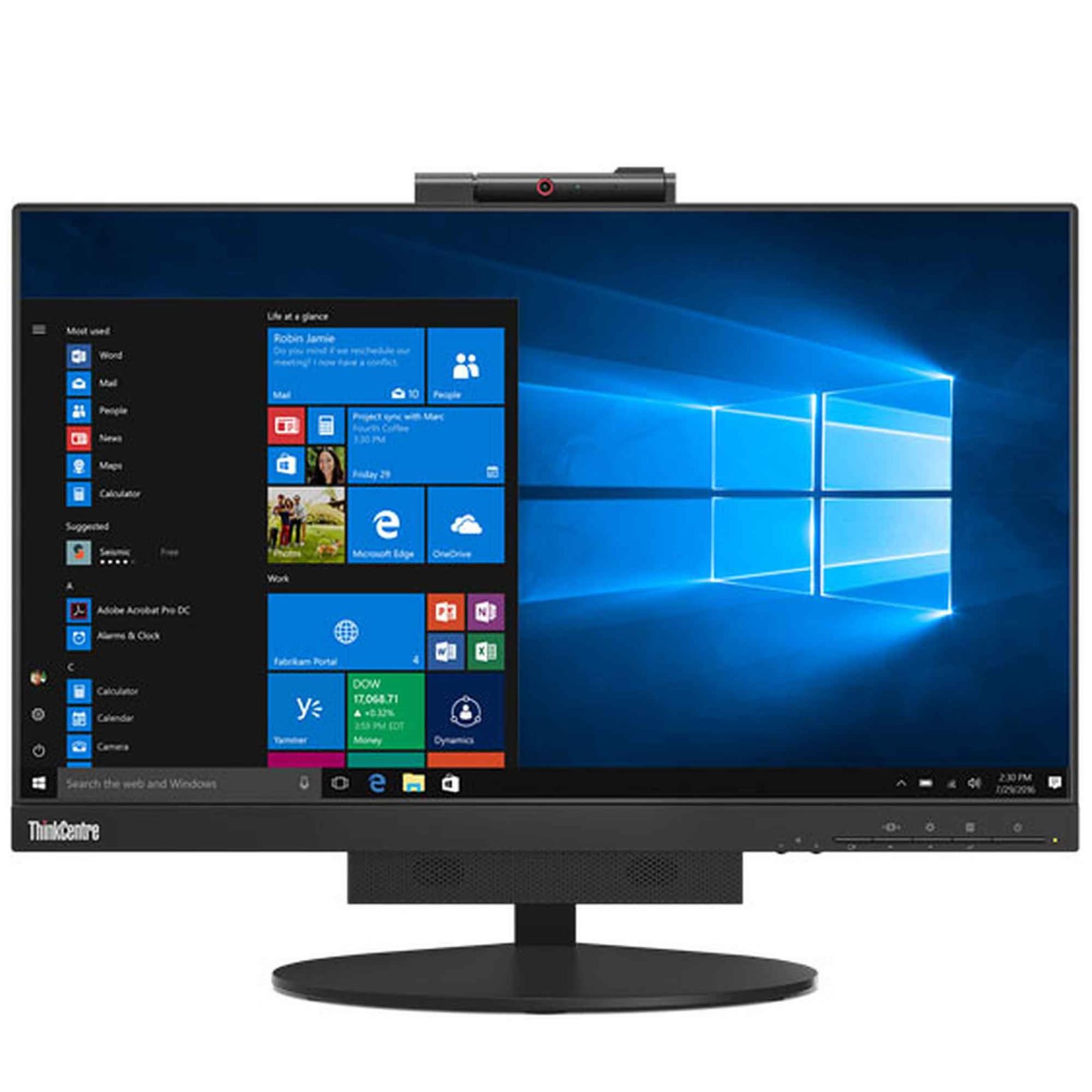 Lenovo Thinkcentre Tiny In One M N Ams J R Tera Ma