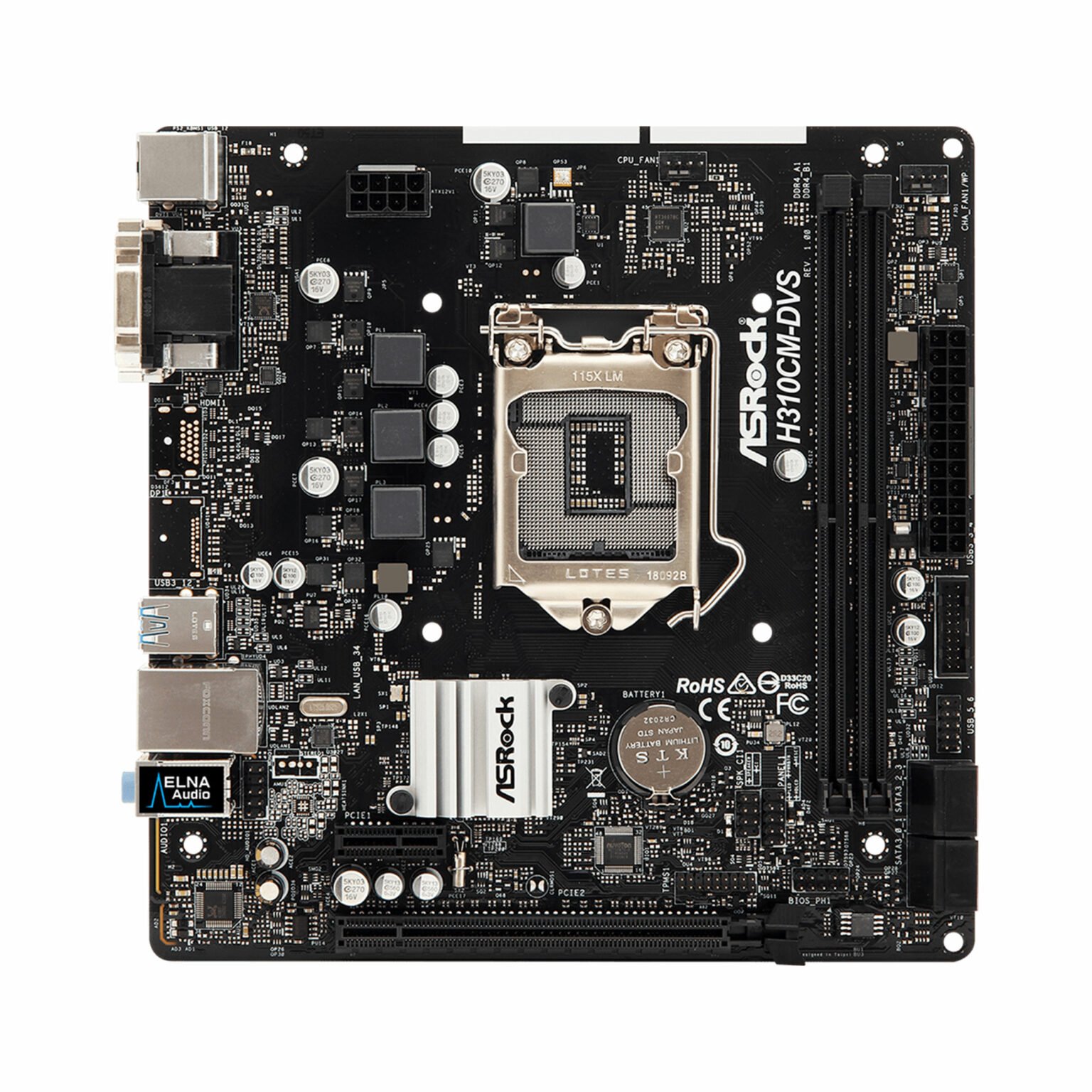 H310cm dvs asrock нет звука